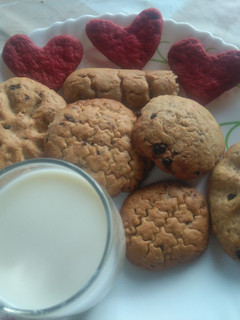 A picture of Coconut chocolate chip cookies #Authormarathon.
