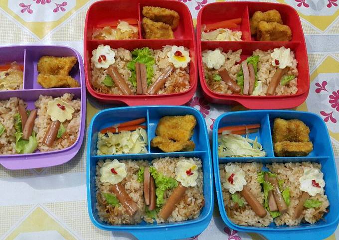 Resep Bekal Nasi Goreng Bento