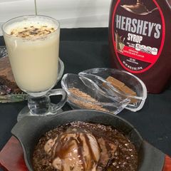 A picture of Chocolate Sizzling Ice Brownie.