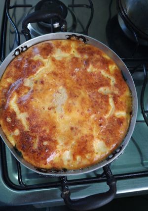 Una foto de Pastel de verduras con base de Boniato