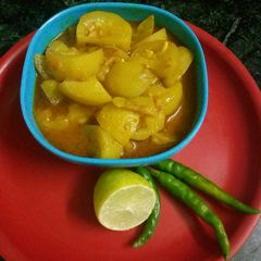 A picture of Tinde ki sabzi.