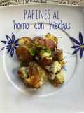 Papines al horno con hierbas