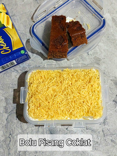 Foto resep Bolu Pisang Keju (Cheesy Banana Cake)