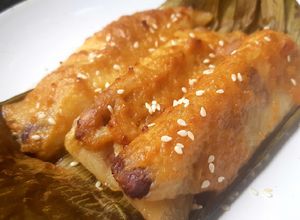 รูปของ ข้าวต้มมัดย่างมิโซะ Miso Glazed Kaotom #leftover #upcycle no.13