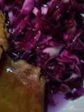 Ensalada de repollo morado