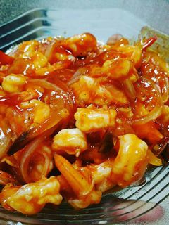 Foto resep Udang saus asam manis