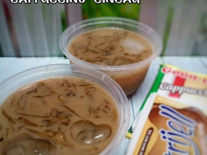 Langkah Mudah untuk Membikin Resep 313.Es Cappuccino Cincau yang Lezat Sekali Anti Ribet, Uenak Banget