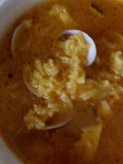 Una foto de Sopa de arroz con congrio