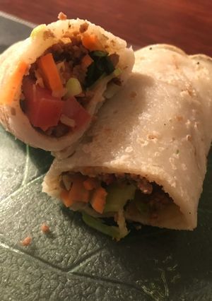 Una foto de Wraps - vegano