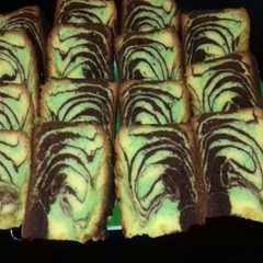 รูปของ Bolu marmer coklat pandan