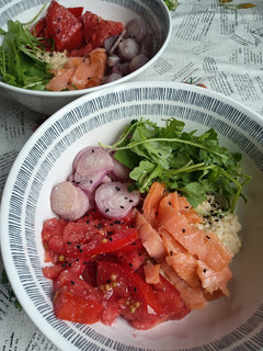 Una foto de Poke bowl de quinoa