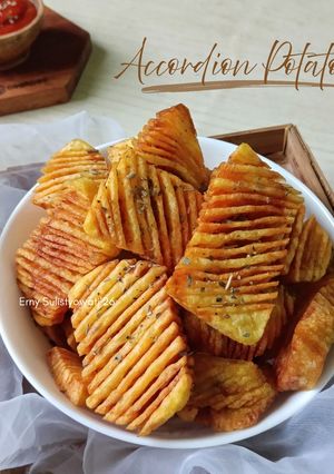 Foto resep 🪗Accordion potatoes🥔