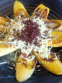 Foto resep Pisang keju Susu panggang teplon