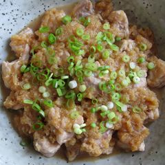 A picture of Chicken With Grated Daikon Sauce.