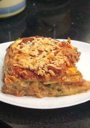Una foto de Lasaña de zucchini