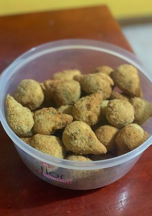 Una foto de Coxinhas de pollo