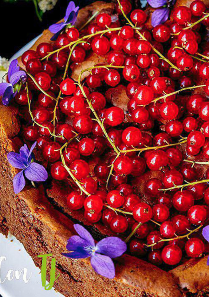 Una foto de Cheesecake de chocolate
