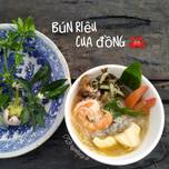 Hình của món Ăn dặm cho bé: Bún riêu cua đồng.