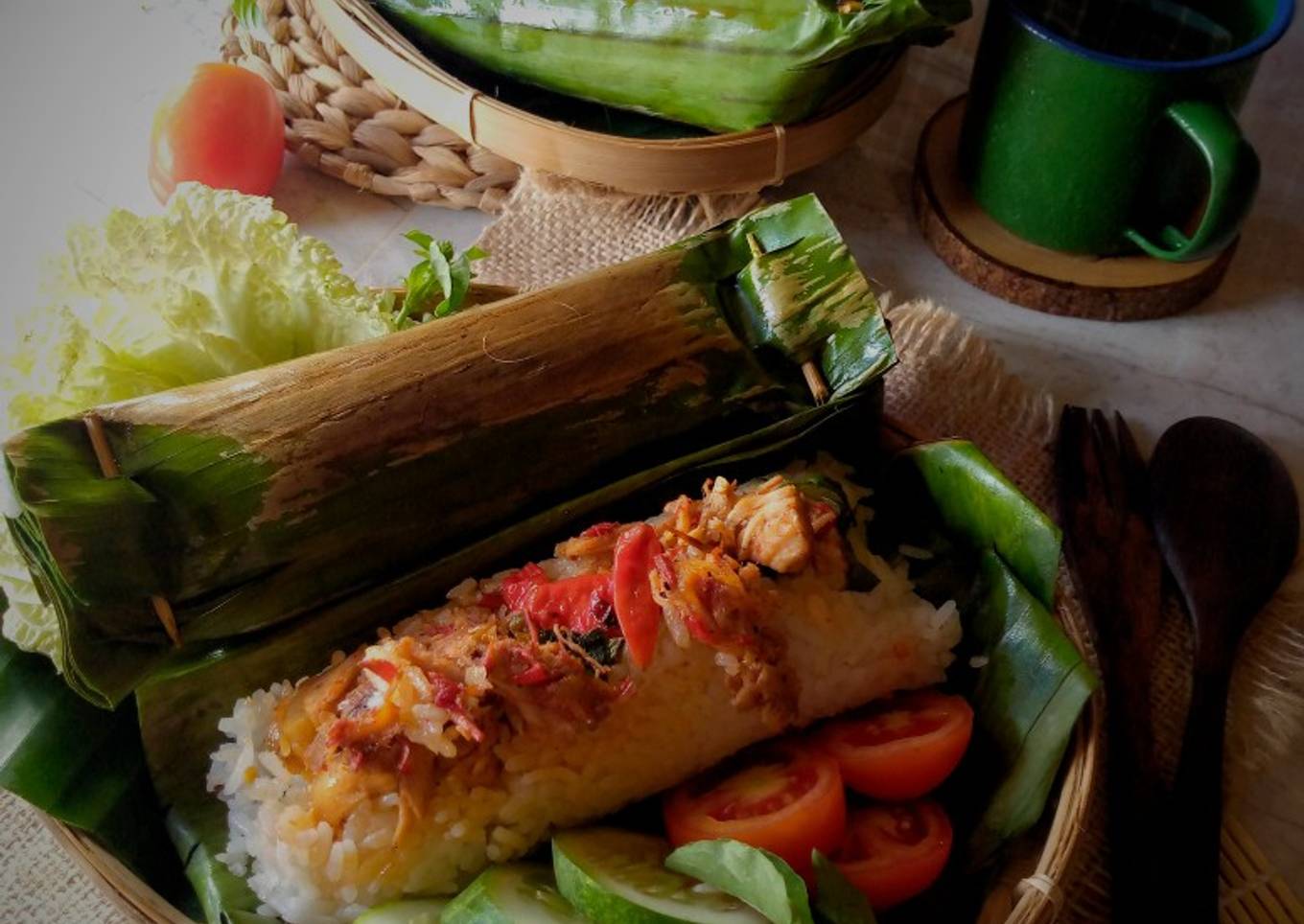 Nasi Bakar Ayam Kemangi