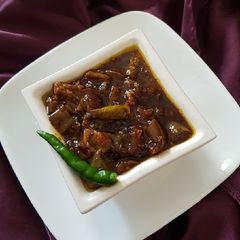 A picture of Brinjal Chutney.