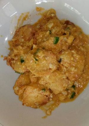 Foto resep Tahu telur asin Enak dan Praktis