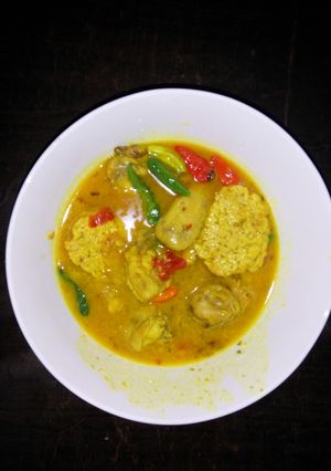 Foto resep Tempe ayam kuah kuning