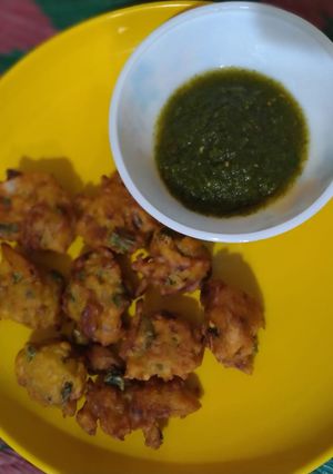 A picture of Leftover Dailya Pakoda Recipe.