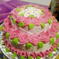 A picture of Red velvet whipped cream.