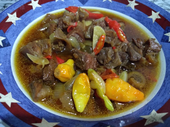 Langkah Gampang Menyiapkan Resep Asem asem daging yang Bisa Manjain Lidah Anti Ribet, Bisa Manjain Lidah