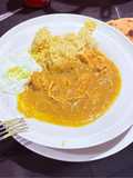 Pollo desmenuzado con Leche de Coco