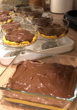 صورة لوصفة حلى بارد وسهل 😋💛🤎