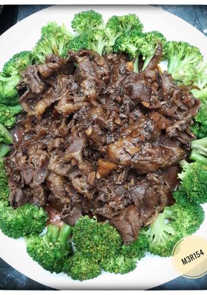 Foto resep 74. Brokoli Daging Lada Hitam