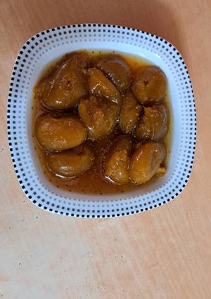 عکسی از دستور مربای انجیر