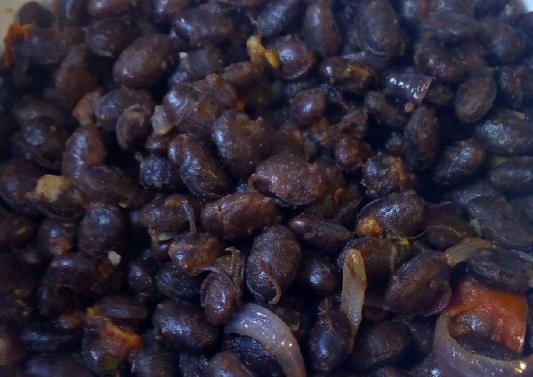 How to Prepare Any-night-of-the-week Njahe dry fried (black beans)#localfoodcontest Nairobi east