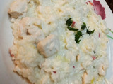Arroz con pollo a la crema‼️