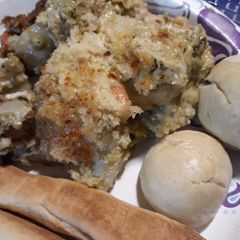 A picture of Creamy Chicken and Vegetable Casserole.