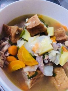 Foto resep Sop ayam dan tahu bakso