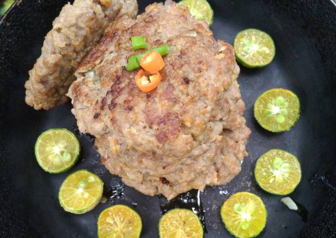 Resep buat Patty burger  gurih