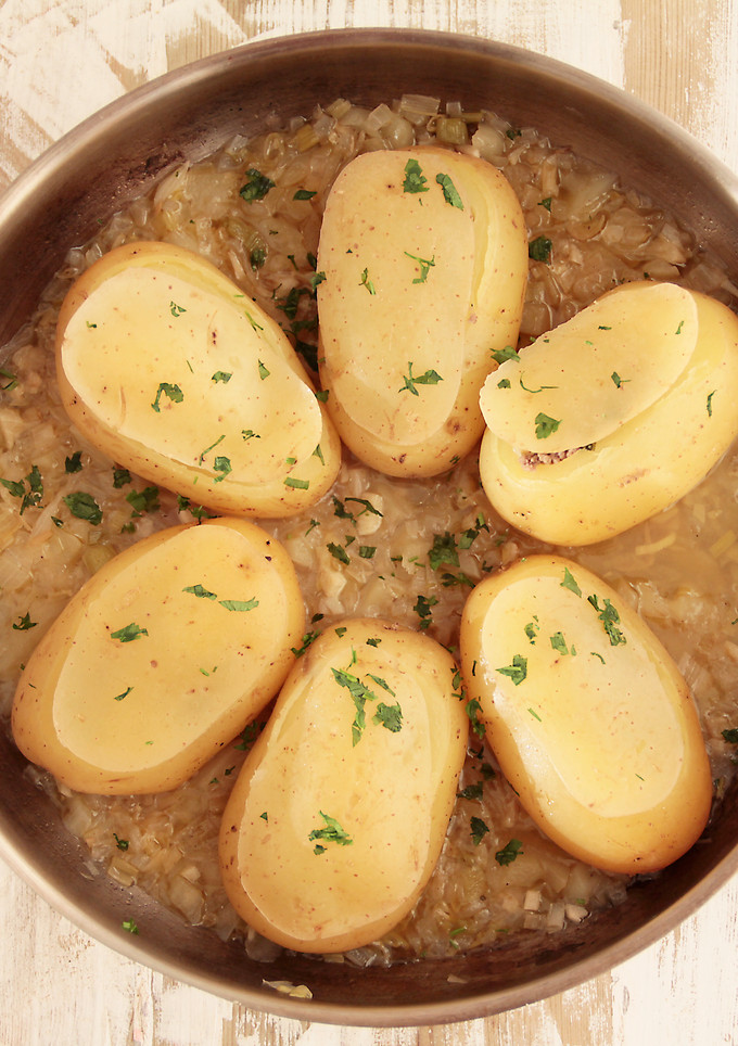 Una foto de Patatas rellenas de carne picada de ternera