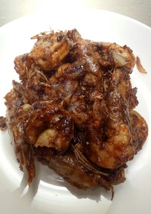 Foto resep Udang goreng asam simple