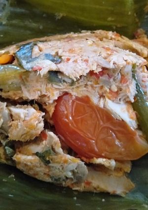 Foto resep Botok ikan tuna (tuna kalengan)