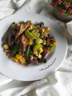 Foto resep Oseng Ikan Pindang Cue Tahu