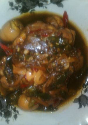 Foto resep Ayam kecap pedas telur puyuh