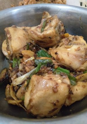 Foto resep Ayam manis gurih tumisan para bawang dan jahe