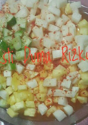 Foto resep Asinan buah sederhana