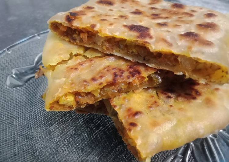 Recipe of Yummy Mughlai paratha