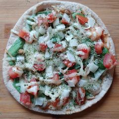 A picture of Pita Pizza.