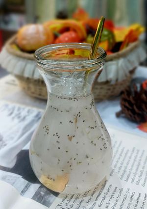 Hình của món Nước nha đam đường phèn.