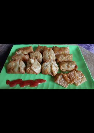 Foto resep Menu Anak: Pangsit Orak-Arik