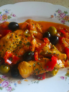 Una foto de Merluza en salsa